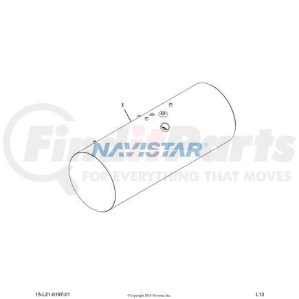 Navistar 2512593C91 Fuel Tank