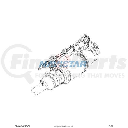 Navistar 2597036C91 Exhaust Flex Connector