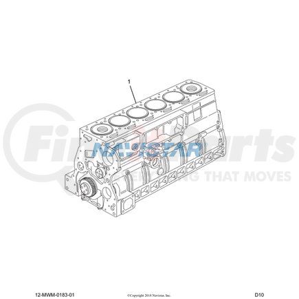 Navistar 2601335C91 Engine Block