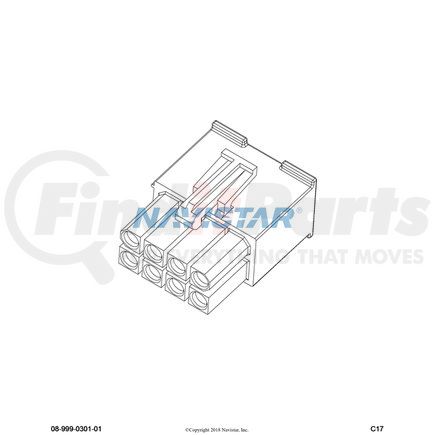 Navistar 3534177C1 Body Wiring Harness Connector
