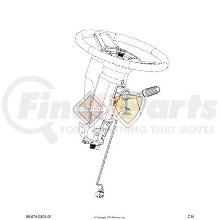 Navistar 3957493C91 INTERNATIONAL SWITCH,TURN SIGNA