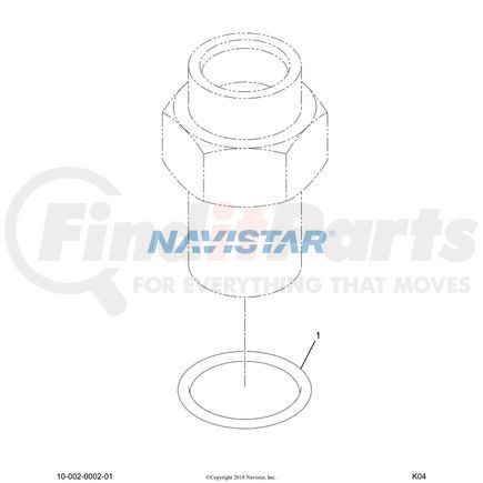 Navistar 1834623C1 Trailer Brake Bearing Set