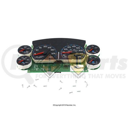 Navistar 3581055C95 Instrument Cluster - Speedometer And Tachometer Head Assembly