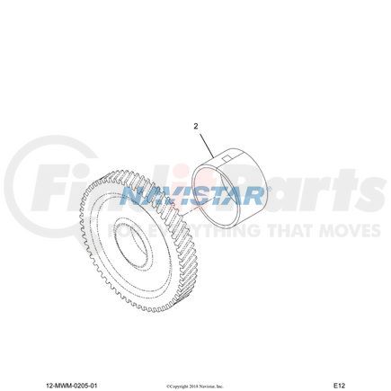 Navistar 2591290C1 - INTERNATIONAL BUSHING INTERMEDIATE BEARING ...
