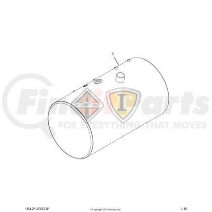 Navistar 2514021C91 Fuel Tank