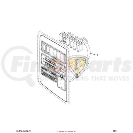 Navistar 3900819C91 Sleeper Wiring Harness