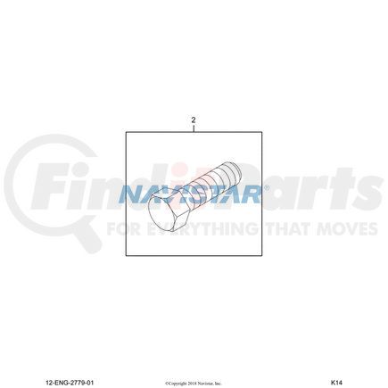 Navistar 1822267C1 Bolt