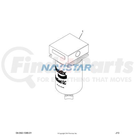 Navistar BX801731 Air Brake Dryer Cartridge