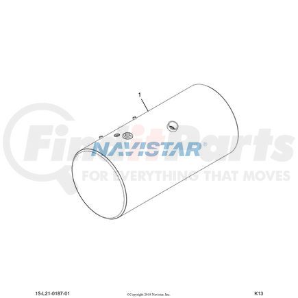 Navistar 2512598C91 Fuel Tank