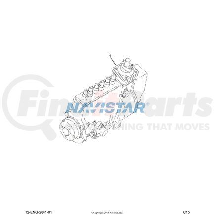 Navistar 397695C1 Woodruff Key