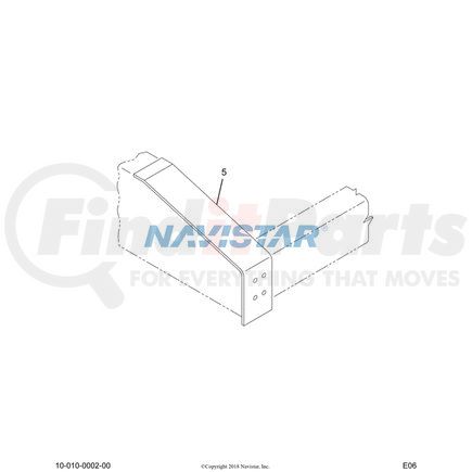 Navistar 428343C3 Fifth Wheel Ramp