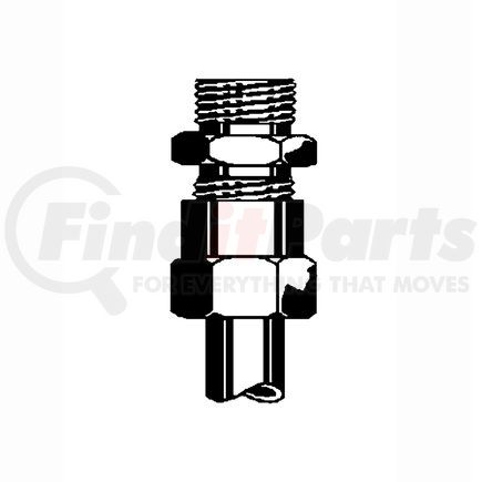 WABCO 8938019940 Air Brake Fitting - Straight Bulkhead Coupling