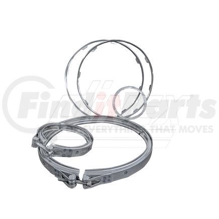 Dinex 82831 Exhaust Clamp and Gasket Kit - Fits Volvo/Mack