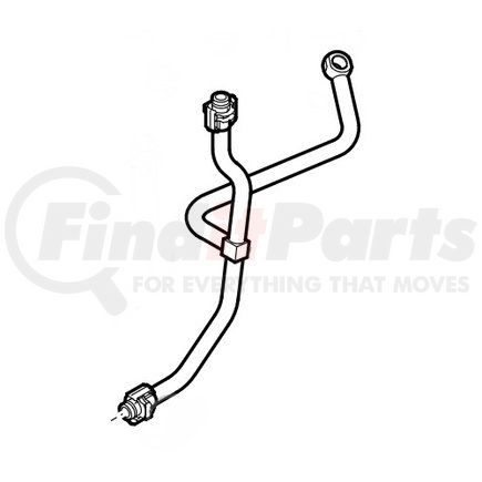Paccar 1973418 Fuel Return Pipe