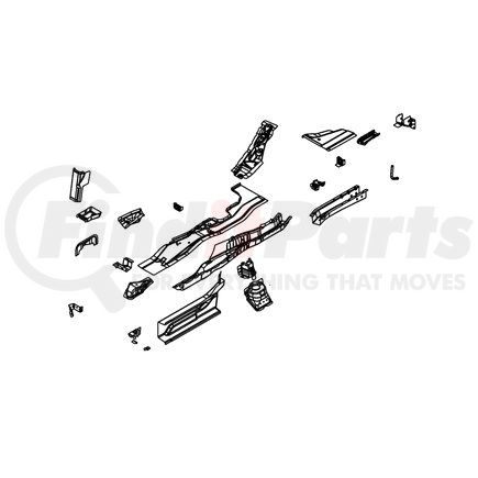 Chrysler 5076306AN Floor Pan Crossmember - Passenger Side, fits 2011-2014 Chrysler 200