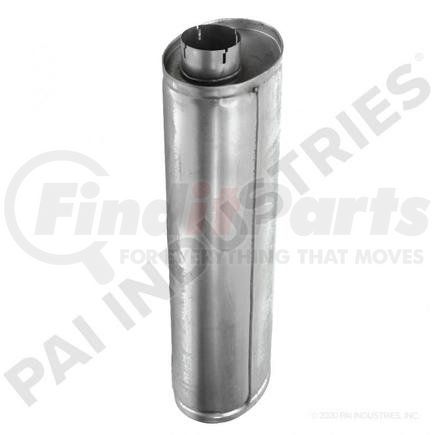 PAI 481121 Exhaust Muffler - Oval; 8.2in x 11.5in Diameter Overall Length: 36.24in