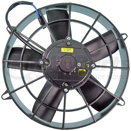 Omega Environmental Technologies 25-11112 Fan Assembly - 11in High Profile, Push, 12V, Low Power (7 Amp)