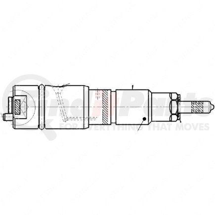 Detroit Diesel DDE-RA0020106151 Fuel Injector Holder - MBE926 Engine, EPA04