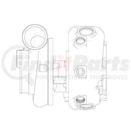 Detroit Diesel E23529000 Turbocharger - Assembly