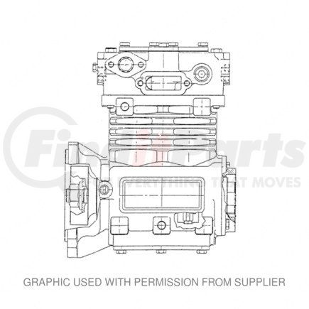 Detroit Diesel DDE-R23505234 Air Brake Compressor
