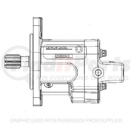 Detroit Diesel DDE-R23535540 Fuel Pump - Series 60 Engine, 14L, DDECVI, EPA07