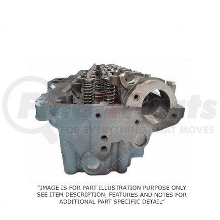 Detroit Diesel DDE-R23538858 Engine Cylinder Head - Low Swirl Recess Valve, Series 60 Engine, 14L