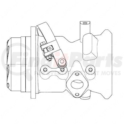 Detroit Diesel EA4571400471 Turbocharger - With Brake, Mbe4000, Epa00, 12L, Wg, S410