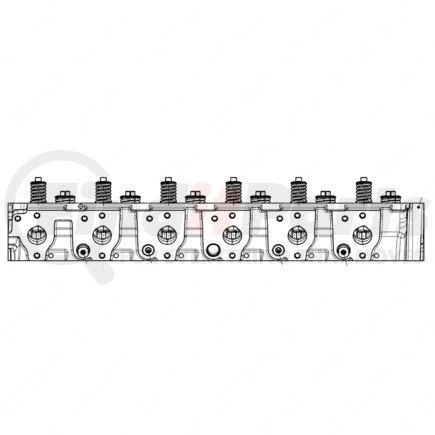 Detroit Diesel EA9060107421 Engine Cylinder Head - with Valve, MBE900 Engine, 6.4L