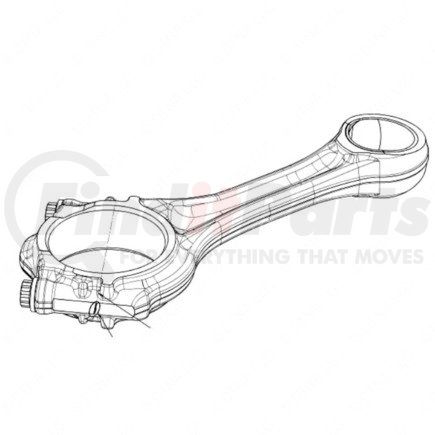 Detroit Diesel EA9060301820 Engine Connecting Rod - MBE900 Engine, 6.4L