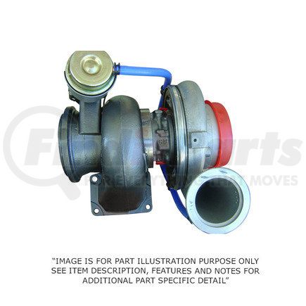 Detroit Diesel R23528050 Turbocharger - 1.01 A/R, Horizontal Low 52*65T S60