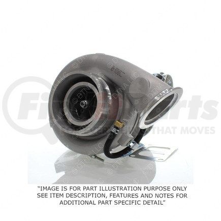 Detroit Diesel R23535324 Turbocharger - 1.28 A/R, Verticalical Medium/High