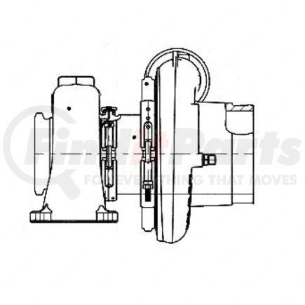 Detroit Diesel EA4720962499 Turbocharger - Dd16 EPA07/Epa10/Ghg14