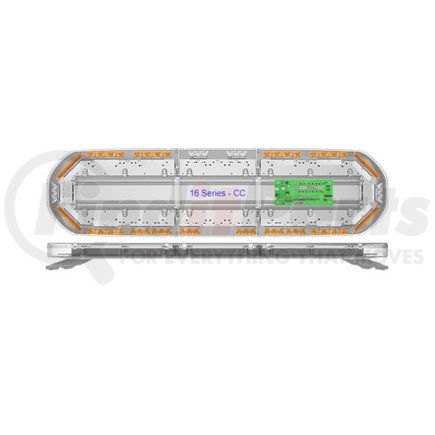 ECCO 16-00023-E 16 Series Light Bar - 47 Inch, 16 LED, 31 Flash Pattern, Compact, Low-Profile