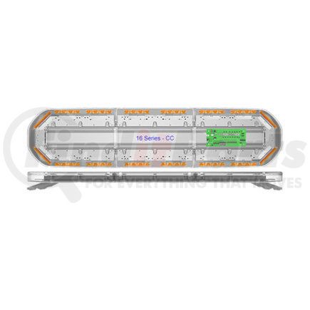 ECCO 16-00024-E 16 Series Light Bar - 52 Inch, 16 LED, 31 Flash Pattern, Compact, Low-Profile