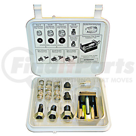 Omega Environmental Technologies MT2165 COMPRESSOR GUARD SERVICE KIT W/ (3) SCREENS