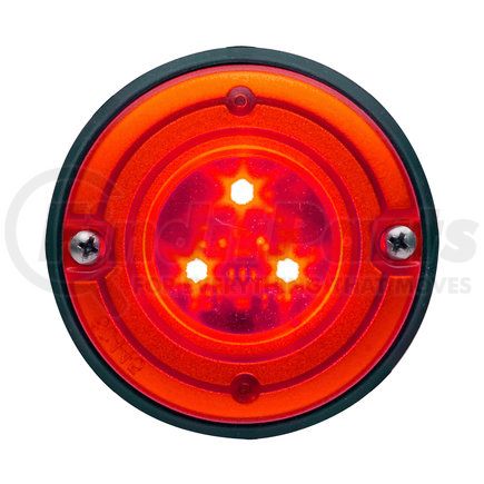 Whelen Engineering 3SR0CDRR 3" ROUND COMPARTMENT LT RED