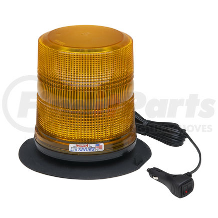 Whelen Engineering L10HAV Super-LED Beacon, SAE Class 1, High Dome, Magnetic/suction (Amber)