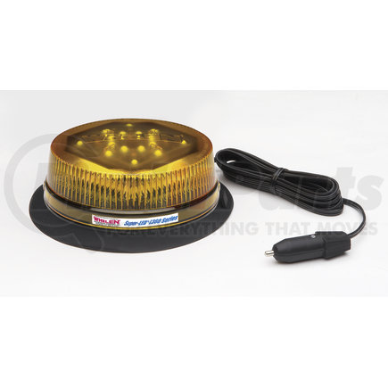 Whelen Engineering L32LAV LED Beacon, SAE Class 1, Magnetic/suction (Amber)