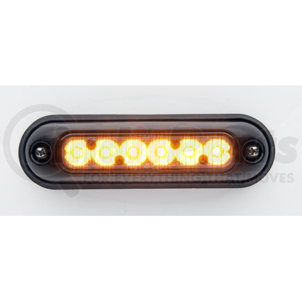 Whelen Engineering IONSMA Strobe Light - Amber, Black Housing, ION Surface Mount Series Super-LED