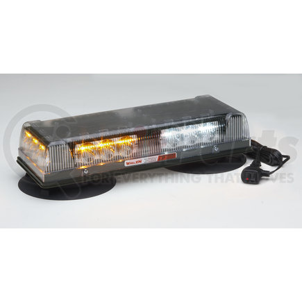 Whelen Engineering R1LPVA Mini Lightbar, CON3 Super-LED, Magnetic/suction (Amber)