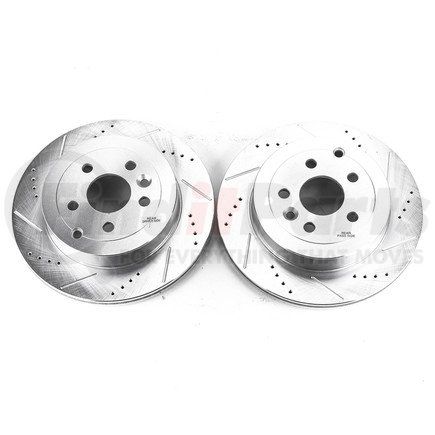 PowerStop Brakes EBR1094XPR Evolution® Disc Brake Rotor - Performance, Drilled, Slotted and Plated