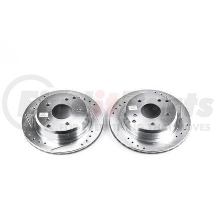 PowerStop Brakes AR8221XPR Evolution® Disc Brake Rotor - Performance, Drilled, Slotted and Plated