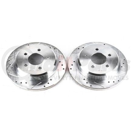 PowerStop Brakes AR8154XPR Evolution® Disc Brake Rotor - Performance, Drilled and Slotted