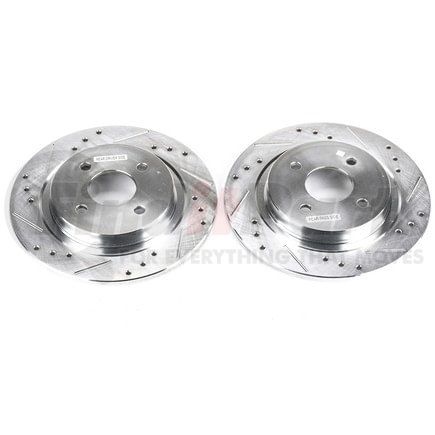 PowerStop Brakes AR8169XPR Evolution® Disc Brake Rotor - Performance, Drilled, Slotted and Plated