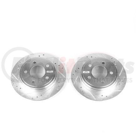 PowerStop Brakes AR8335XPR Evolution® Disc Brake Rotor - Performance, Drilled, Slotted and Plated