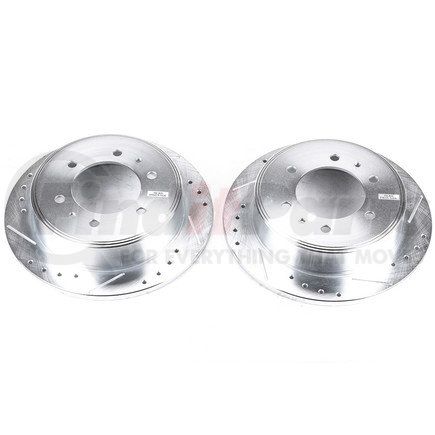 PowerStop Brakes AR8770XPR Evolution® Disc Brake Rotor - Performance, Drilled, Slotted and Plated