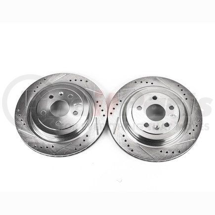 PowerStop Brakes AR82156XPR Evolution® Disc Brake Rotor - Performance, Drilled, Slotted and Plated