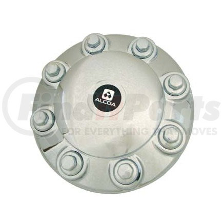 Haltec 008221 Axle Hub Cover - Front, Right or Left, 8 x 275 mm Bolt Diameter, for 33 mm Hex Flange Nuts