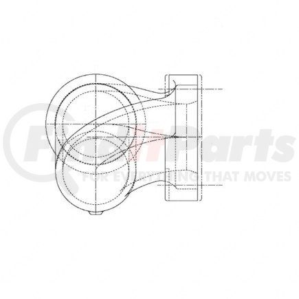Detroit Diesel DDE-23511221 Exhaust Manifold - 3 Piece End Front High Mount S60 14L