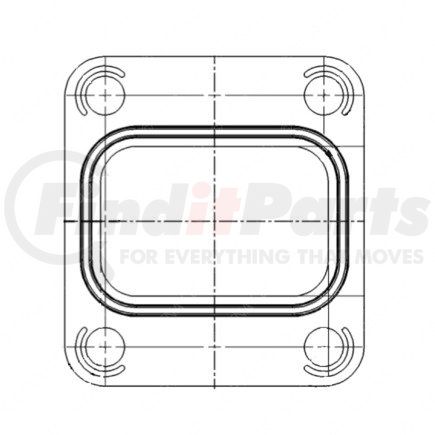 Detroit Diesel DDE-23535457 Turbocharger Gasket - Exhaust Inlet